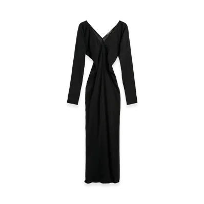 OUR LEGACY Women's Cheer Dress "Black Stocking Jersey"