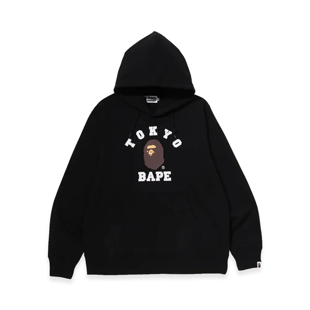 A BATHING APE Tokyo Exclusive Tokyo College Pullover Hoodie "Black"