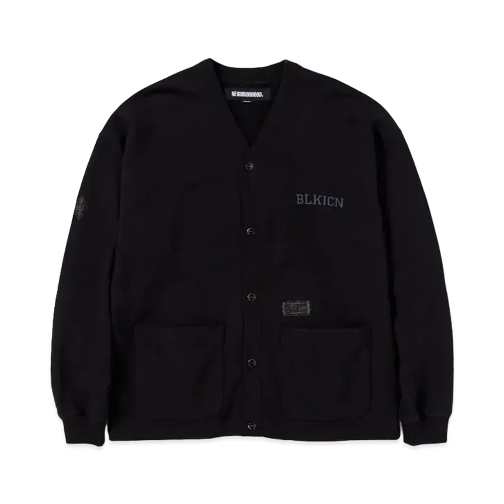 NEIGHBORHOOD BI Sweatcardigan LS "Black"