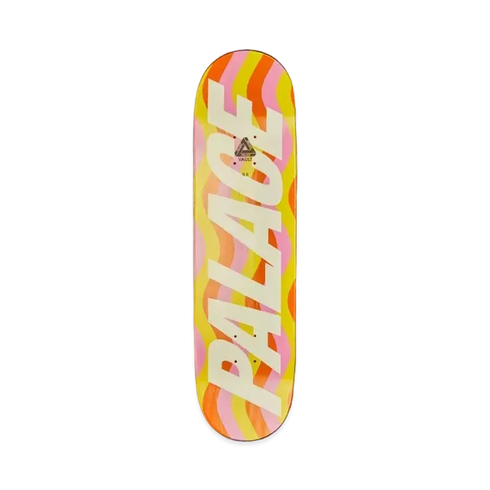 PALACE GUCCI Multicolor Skate Deck "Multicolor Waves Yellow"