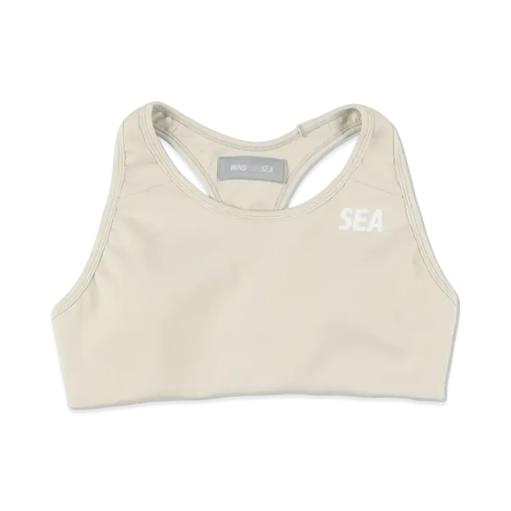 WIND AND SEA WDS (GET FIT BACK - FEMALE) BRA TOP "Beige"