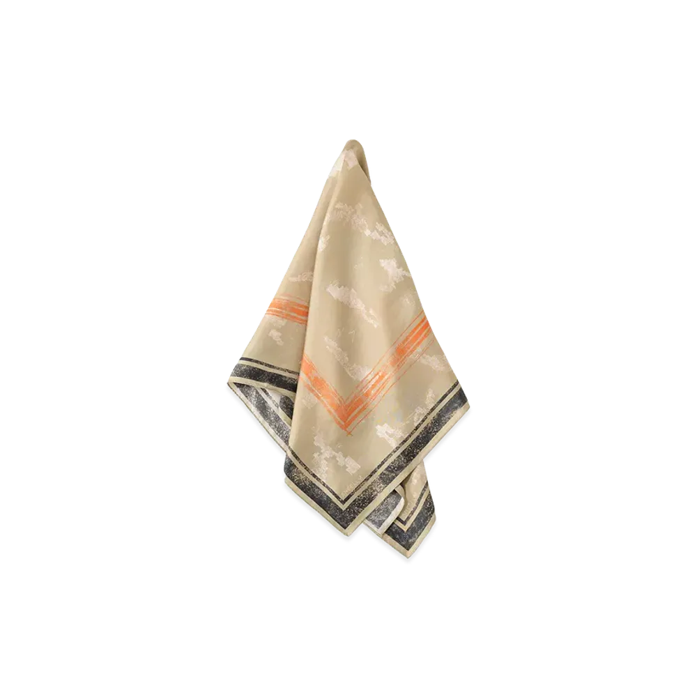 ANCELLM Silk Scalf "Beige"