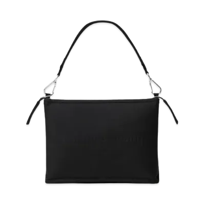 Alexander Wang Punch Nylon Canvas Shoulder Bag "Black"