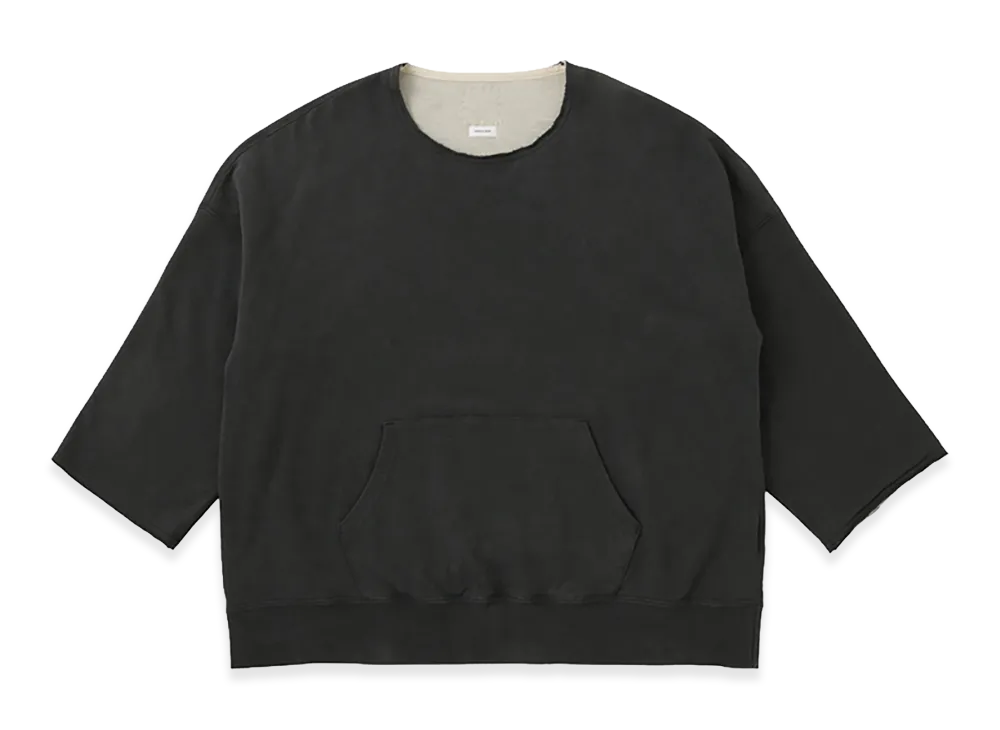 visvim Burrow Dual Sweat DMGD "Black"