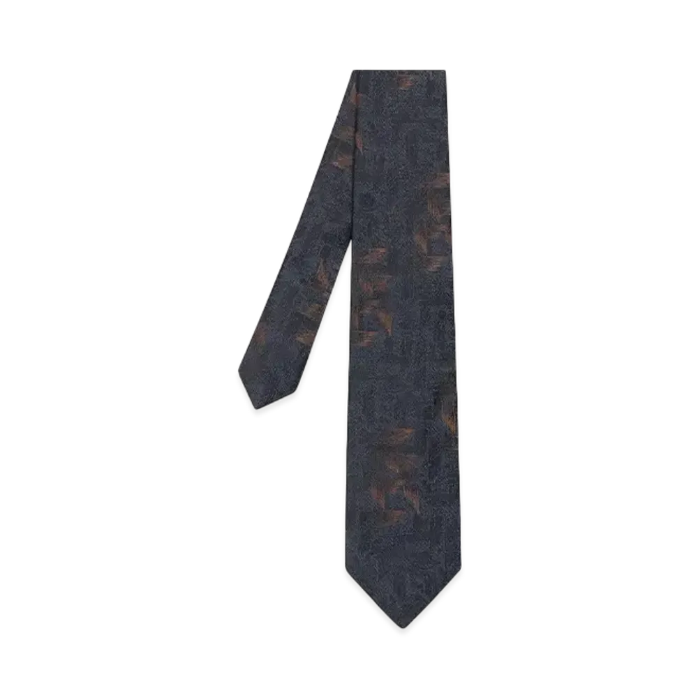 Paul Smith Feint Pattern Tie "DarkGray"