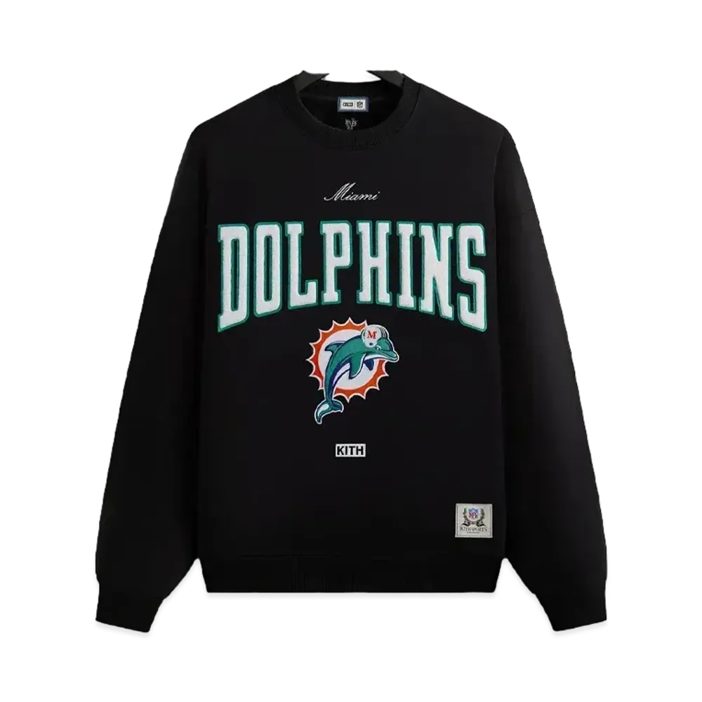 Kith & '47 For The NFL: Dolphins Nelson Crewneck "Black"