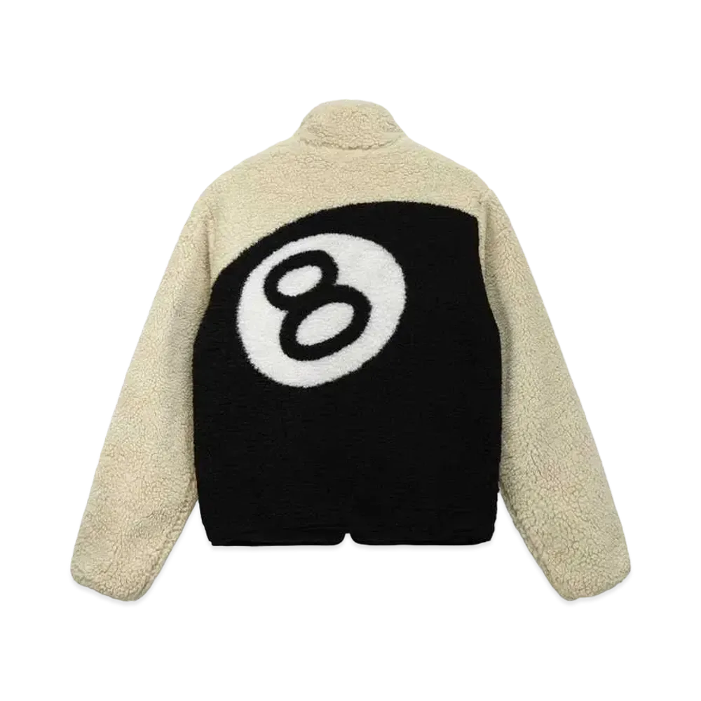 Stussy 8 BALL SHERPA JACKET "Natural" 118498