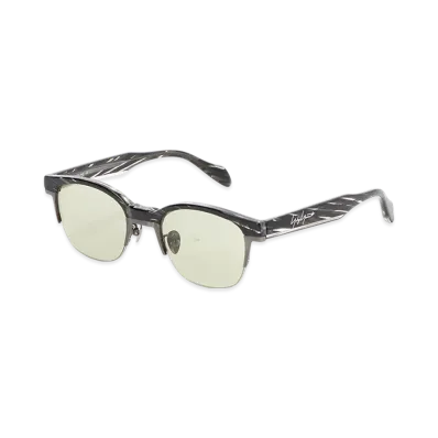 Yohji Yamamoto POUR HOMME Optical Frames Eyewear G "Black/Khaki"