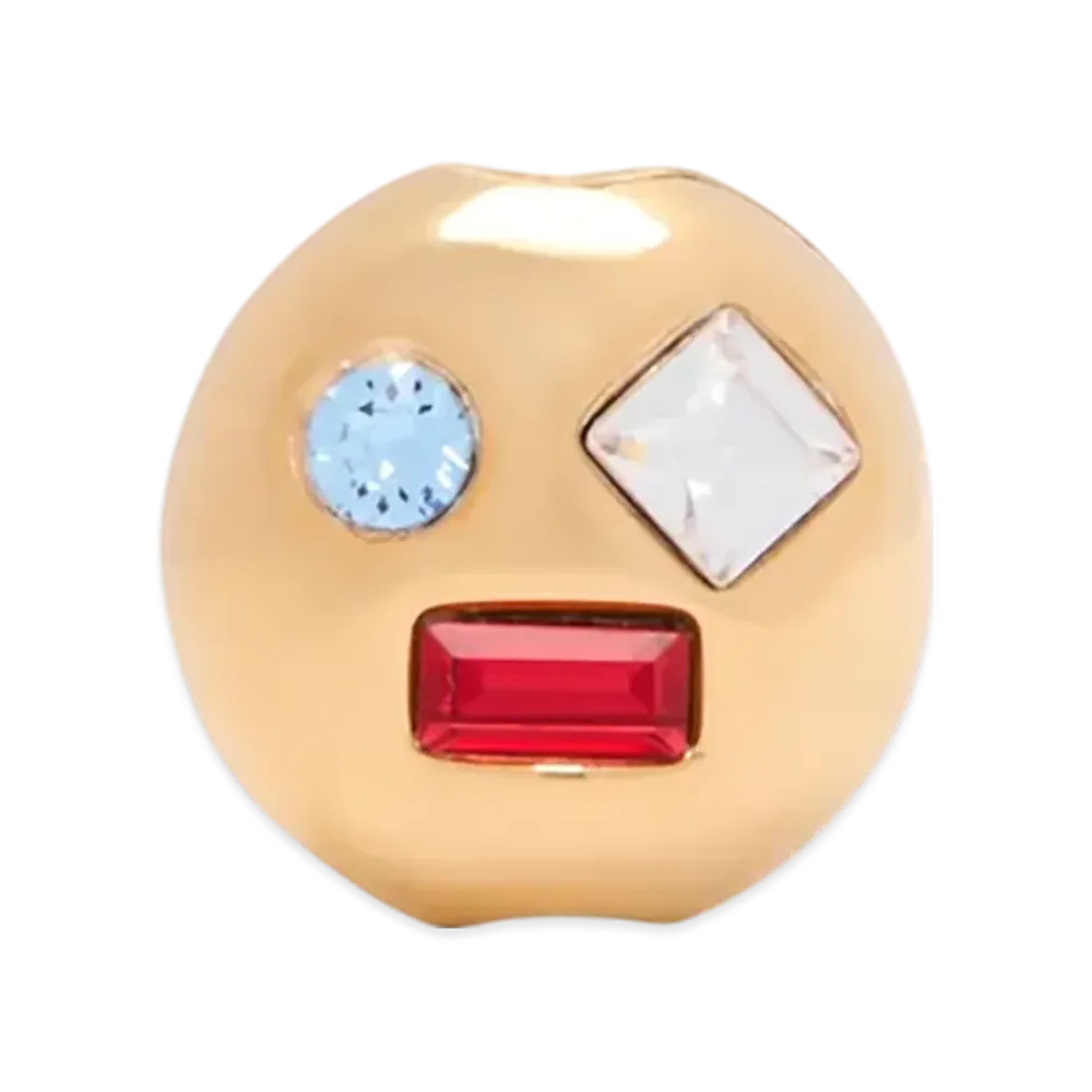 LOEWE Doll Head Pendant "Gold/Red"