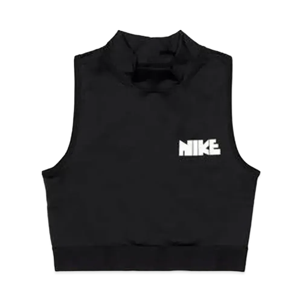 sacai Nike Crop Top "Black"