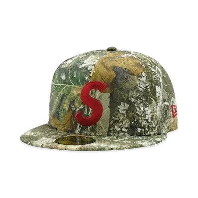 Supreme Gold Cross S Logo New Era "RealTree Camo"