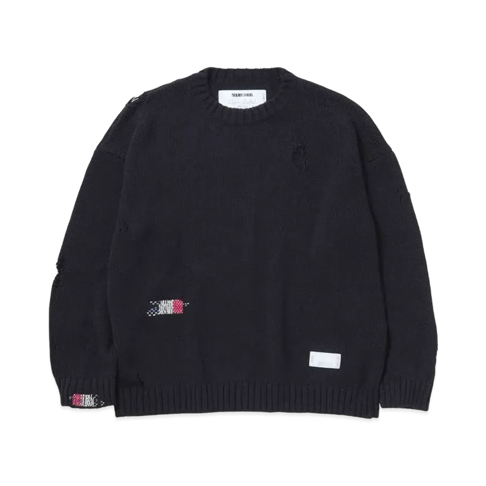 NEIGHBORHOOD Savage Crewneck Sweater "Black"