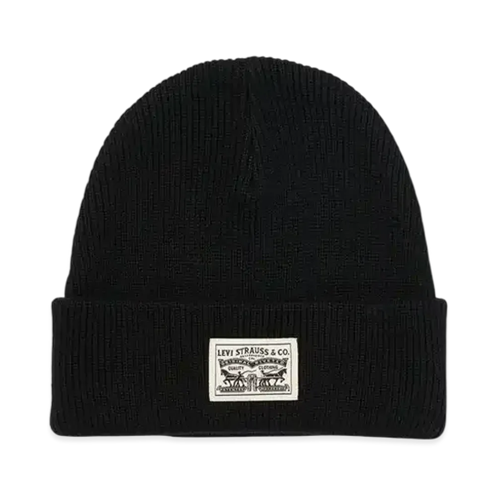 Levi's Back Patch Beanie "Black"