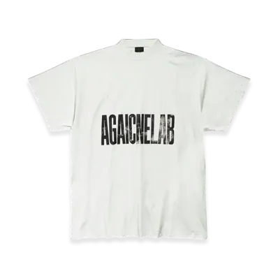 BALENCIAGA Agaicnelab T-Shirt Oversized Fit "White"