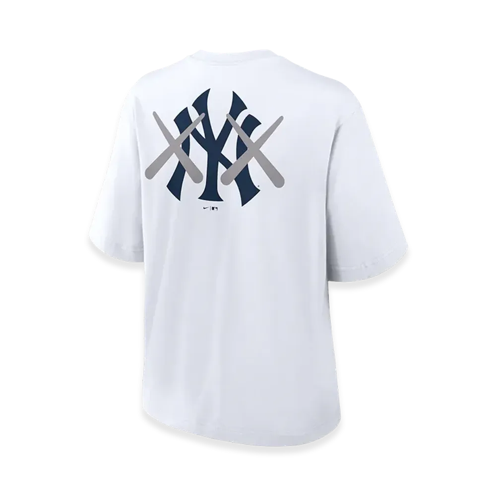 MLB x KAWS x Nike Fanatics Women’s Fest Boxy Tee New York Yankees "White"