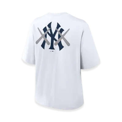 MLB x KAWS x Nike Fanatics Women’s Fest Boxy Tee New York Yankees "White"