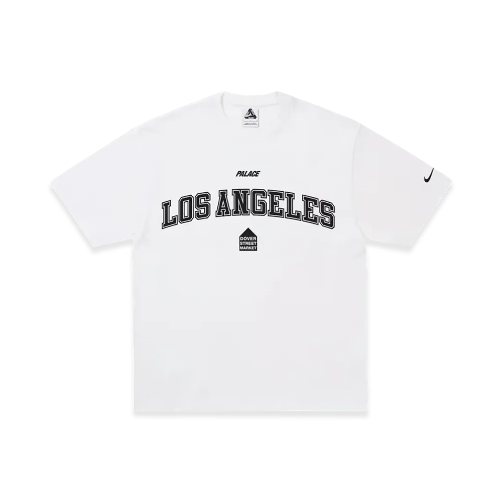 PALACE x Nike x Dover Street Market T Shirt Los Angeles "White"
