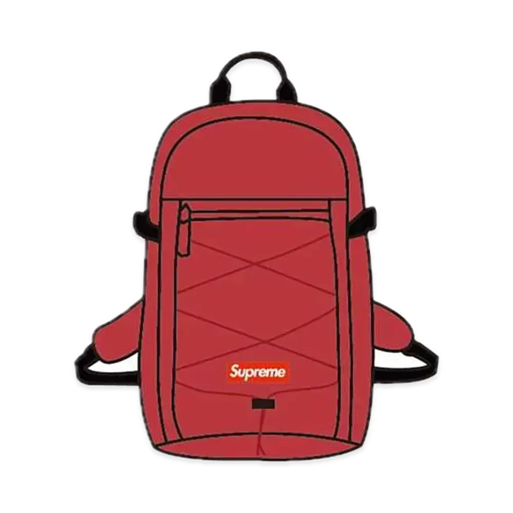 Supreme 17FW Backpack "Red"