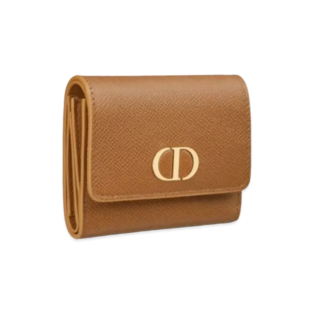 Dior 30 Montaigne Lotus Wallet "Brown"