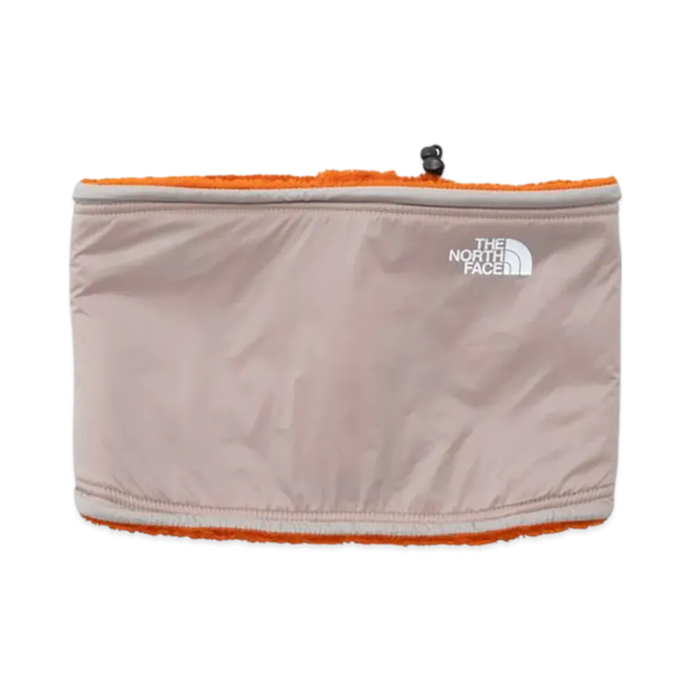 The North Face Reversible Neck Gaiter "Fossil Ivory/Yum Orange"