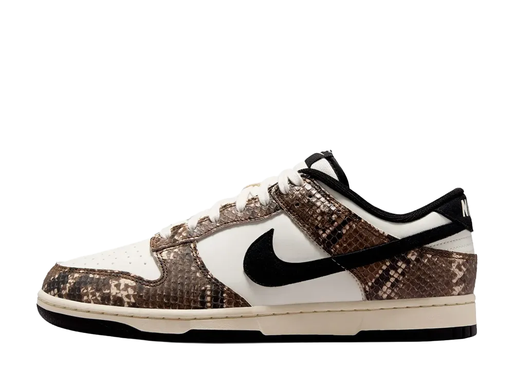 Nike Dunk Low Retro "Snake/Soft Pearl/Mosswood Brown"
