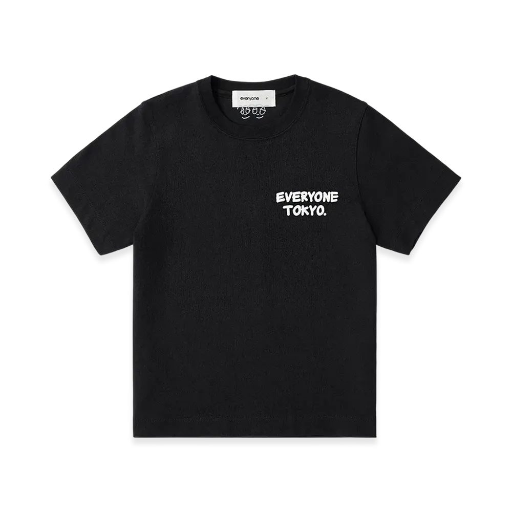 everyone Woman's j.30000 Logo Short Sleeve Tee Shirt "Black"