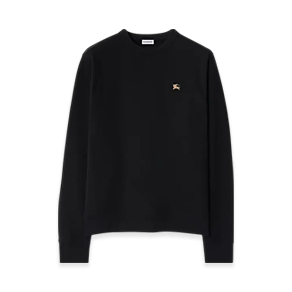 Burberry Night Stamp Cotton Sweatshirt "Black"