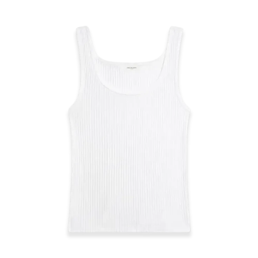 DRIES VAN NOTEN Cotton Tank Top "White"