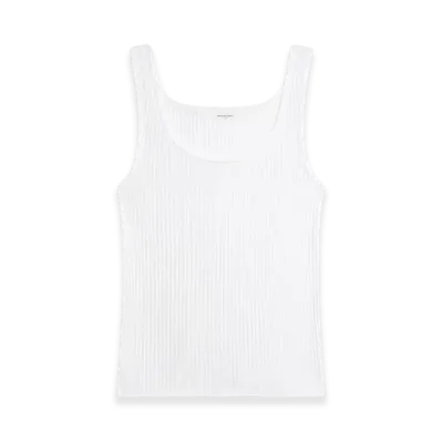 DRIES VAN NOTEN Cotton Tank Top "White"