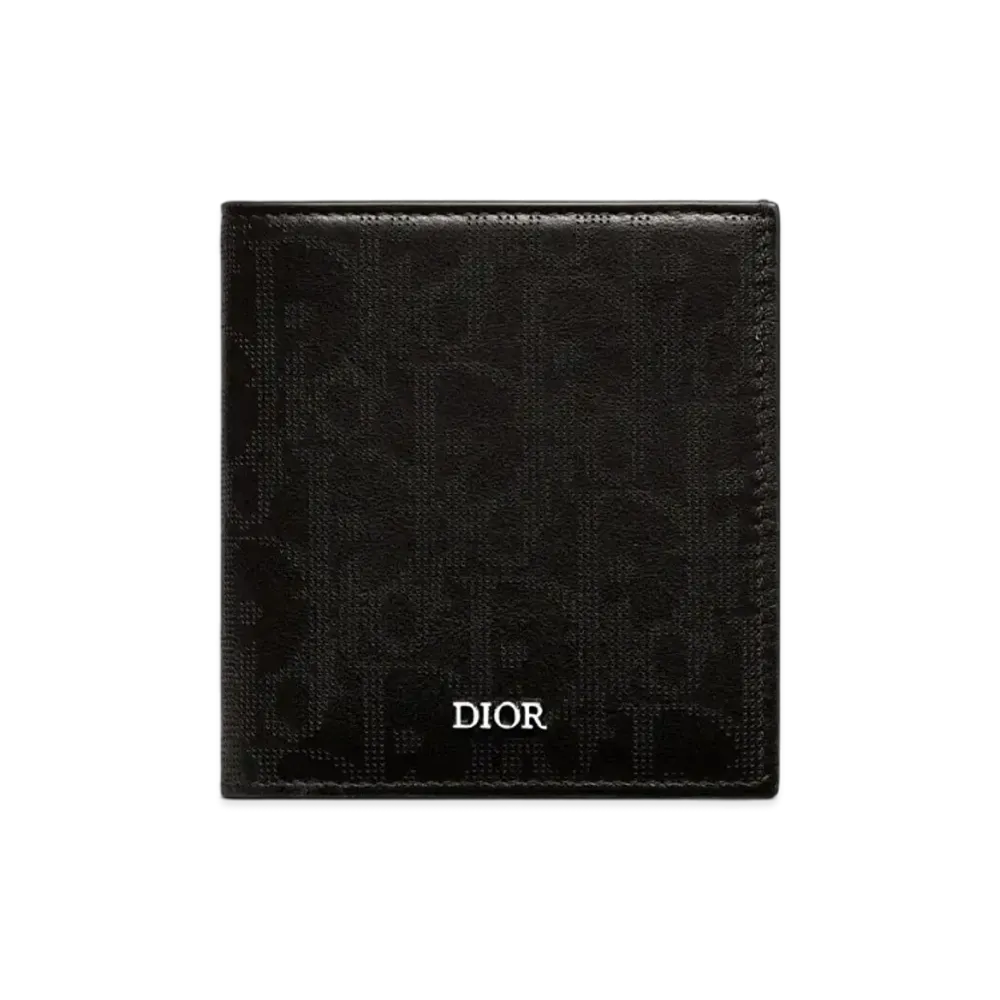 Dior Burtical Wallet Dior Oblique Galaxy Leather "Black"
