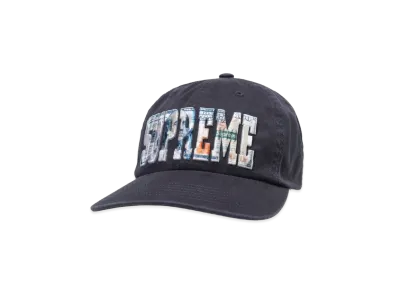 Supreme Embroidered Money Logo 6-Panel "Navy"