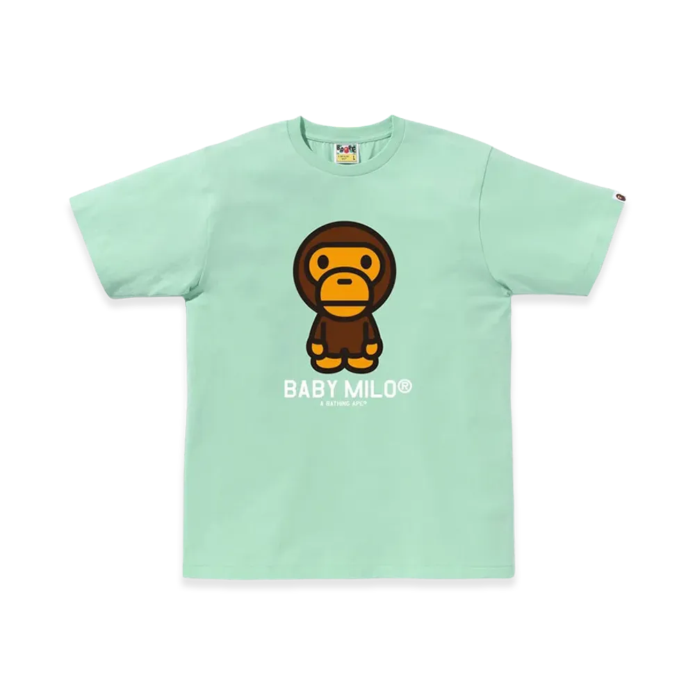 A BATHING APE Baby Milo Tee "Green"