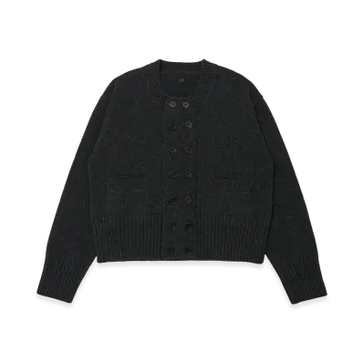 T.T Taiga Takahashi Lot.506 DB Cardigan "Charcoal"