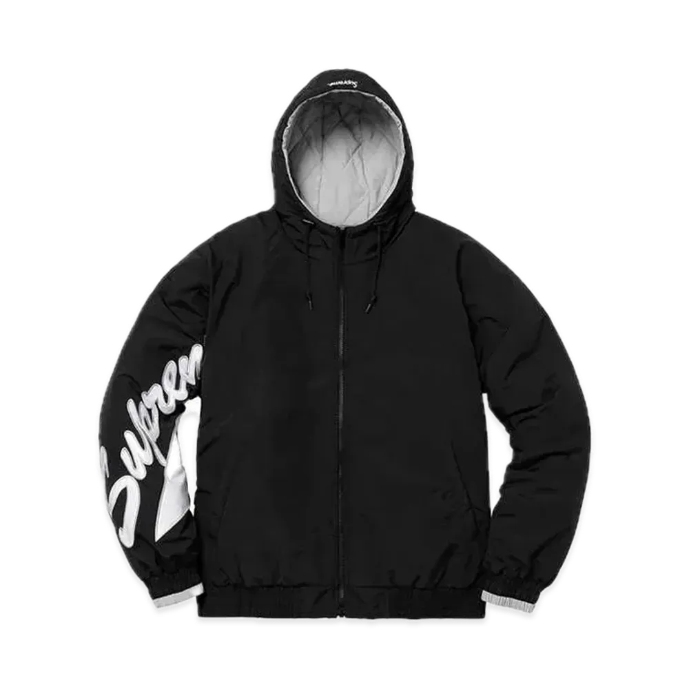 Supreme Sleeve Script Sideline Jacket "Black"