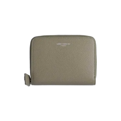 Saint Laurent Rive Gauche Compact Wallet "Gray"