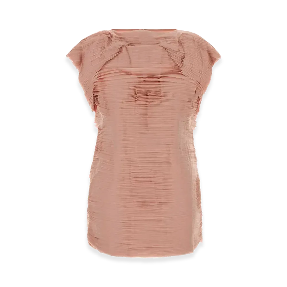 Jil Sander Women's Nylon Mini Dress "Pink"