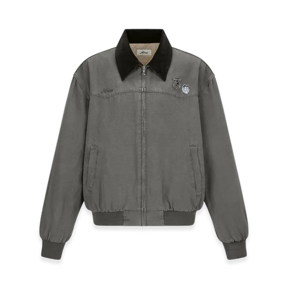 VERDY x NOICE Dyed Canvas Work Jacket "Charcoal"
