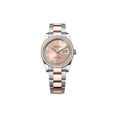 ROLEX Datejust 36mm Oystersteel & Everose Gold Diamond 126281RBR "Rose-colour"