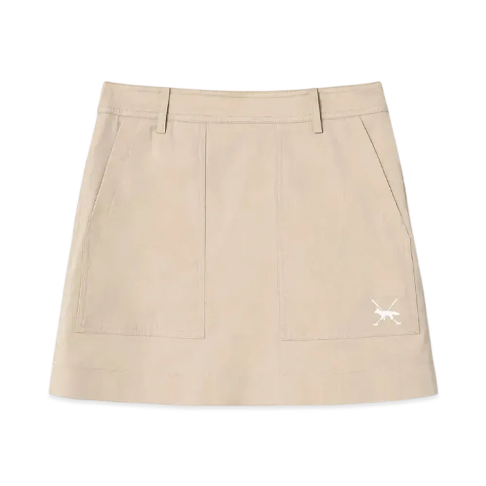 Maison Kitsune Golf A-Line Skirt "Beige"