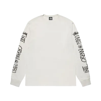 Stussy Intl Crew LS Tee Pigment Dyed "Natural"