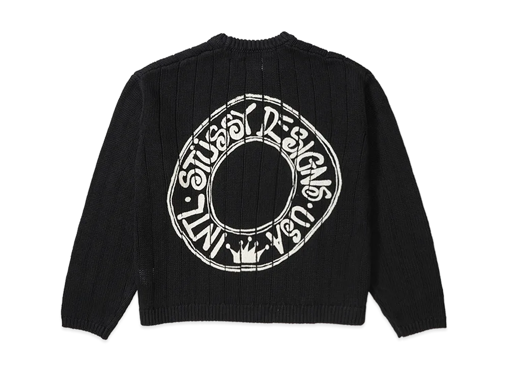 Stussy Buana Logo Sweater "Black"