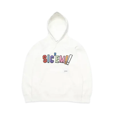 Supreme x WTAPS Sic'em! Hooded Sweatshirt "White"