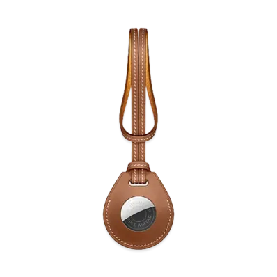 Hermes Apple AirTag Bicolor Bag Charm "Gold/Jaune D'or"
