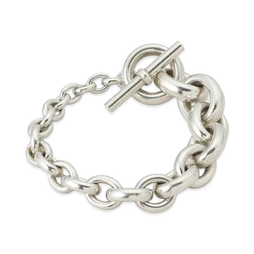 Hermes Crescendo Bracelet "Silver"