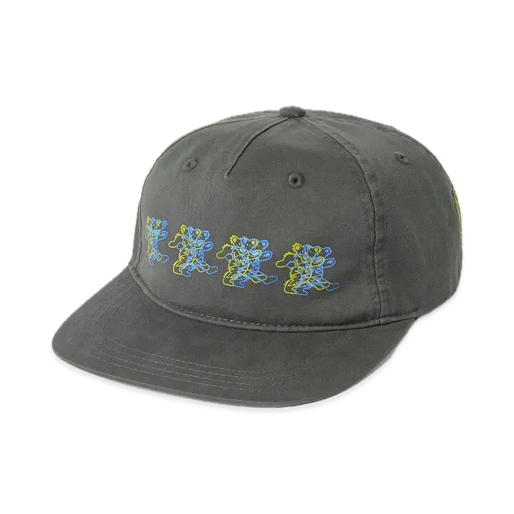 thisisneverthat x Grateful Dead Overlap Lightning Bears Cap "Charcoal"