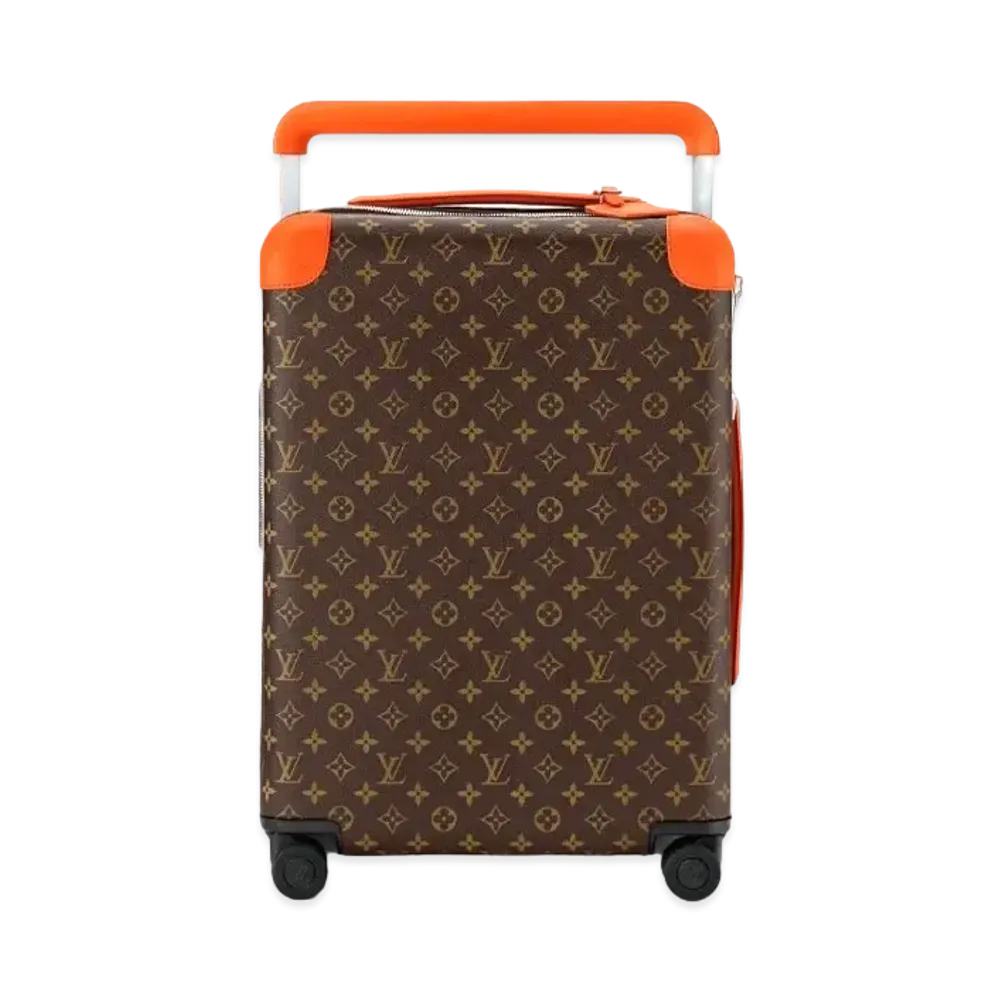 Louis Vuitton Horizon 55 Monogram Macassar Canvas "Volcano Orange"
