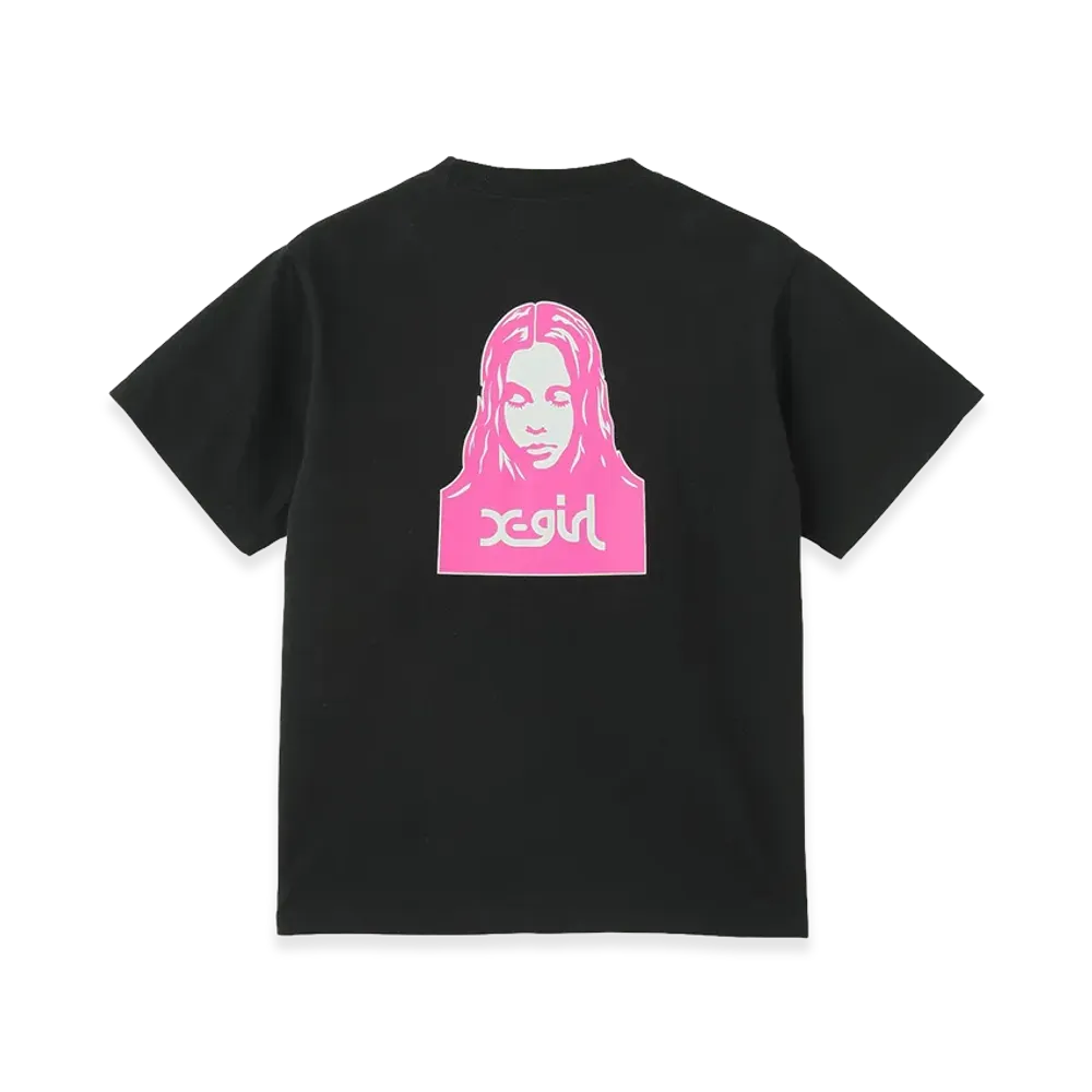 X-Girl Women's Face S/S Tee "Black"