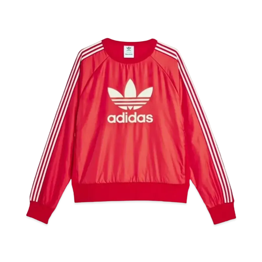 adidas x Wales Bonner Nylon Crew Jersey "Better Scarlet"