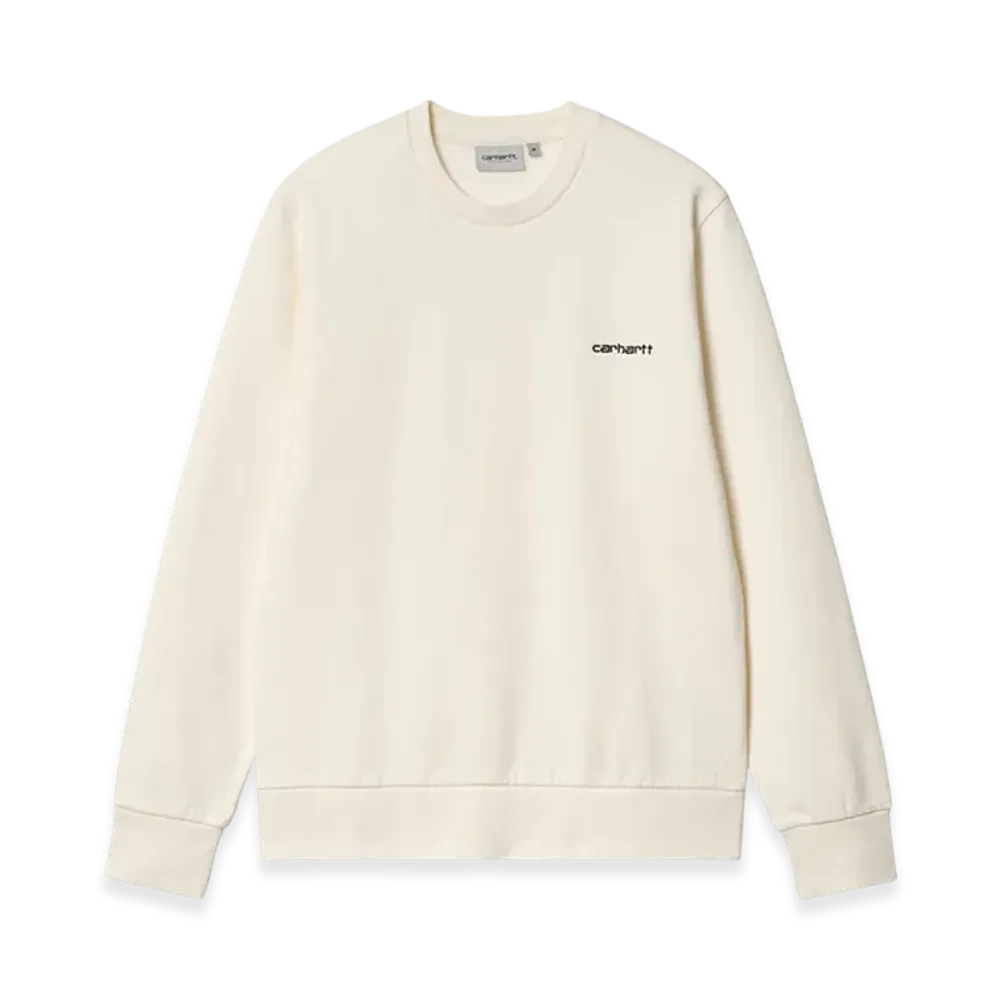 Carhartt WIP Script Embroidery Sweatshirt "Wax"