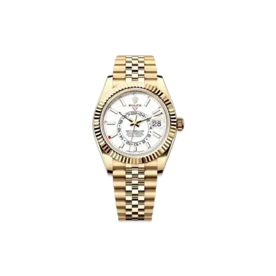 ROLEX Sky-Dweller 42mm Oyster Perpetual "Yellow Gold/White" 336938